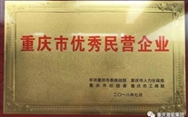 热烈祝贺尊龙凯时集团荣获重庆市优秀民营企业称号
